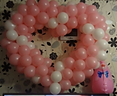 Сердце из шаров 5"